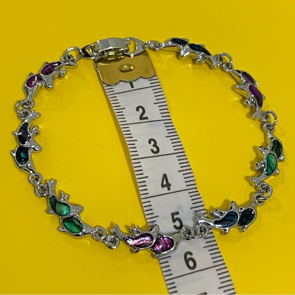 Coloured Dolphins Bracelet - Picture 7 of 7